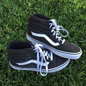 VANS Sk8-Hi Black & White Shoes